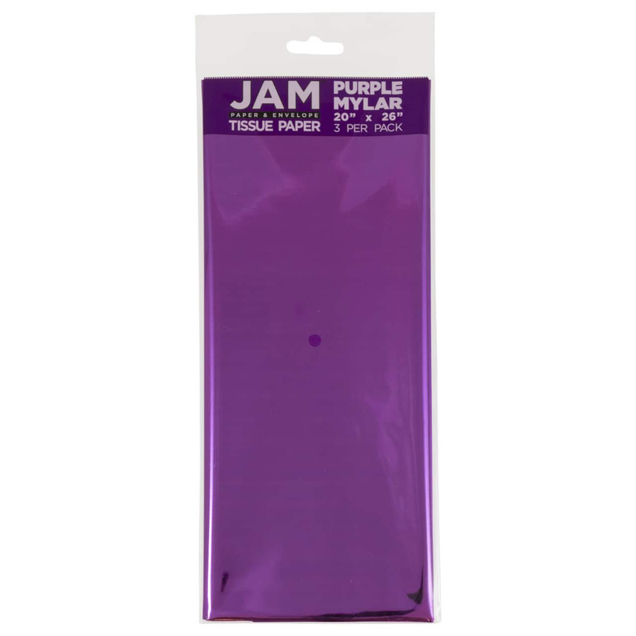 JAM Paper Mylar 20" x 26" Tissue Paper, 3ct.